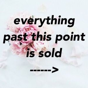 Don't share sold items!